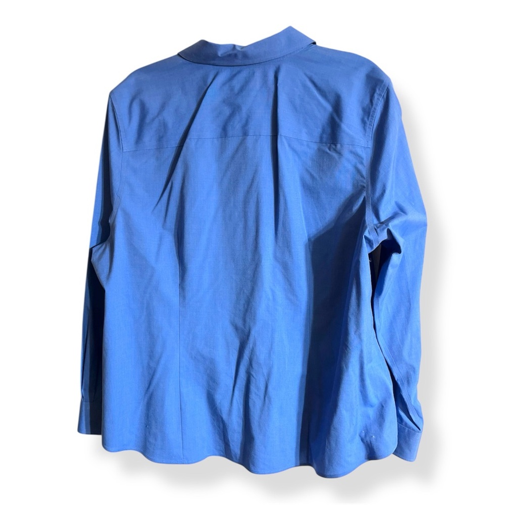 Talbots Wrinkle Resistant Blue Button Down Shirt,… - image 5